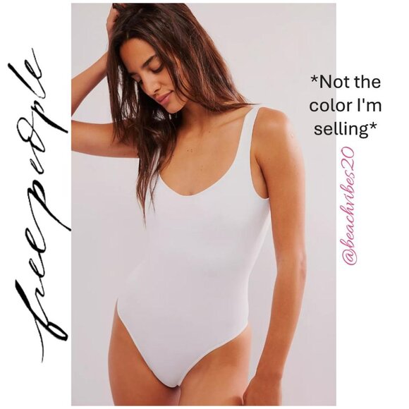 FP INTIMATELY Clean Lines Bodysuit Pale Aqua XS/S NWT FP-343 - Picture 5 of 14